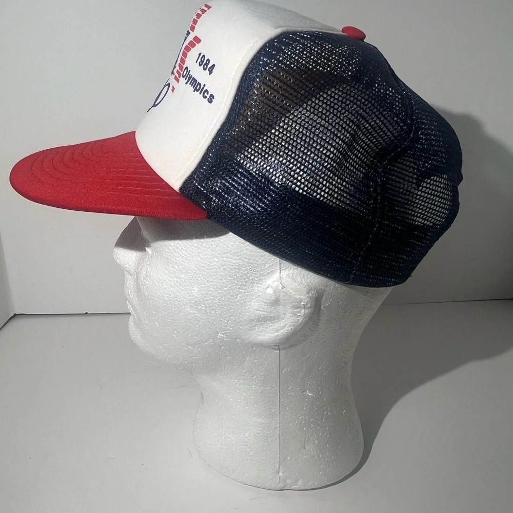 Vintage Los Angeles, 1984 Olympic Mesh Trucker SnapBack Hat great hat - Picture 3 of 7